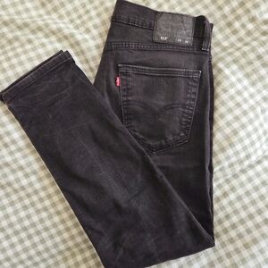 Levi's Men's 512 Slim Taper Black Jeans